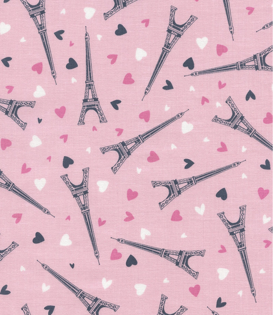 cute pink eiffel tower wallpaper