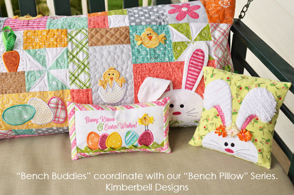Bench Buddies Embroidery CD January, February, March & April