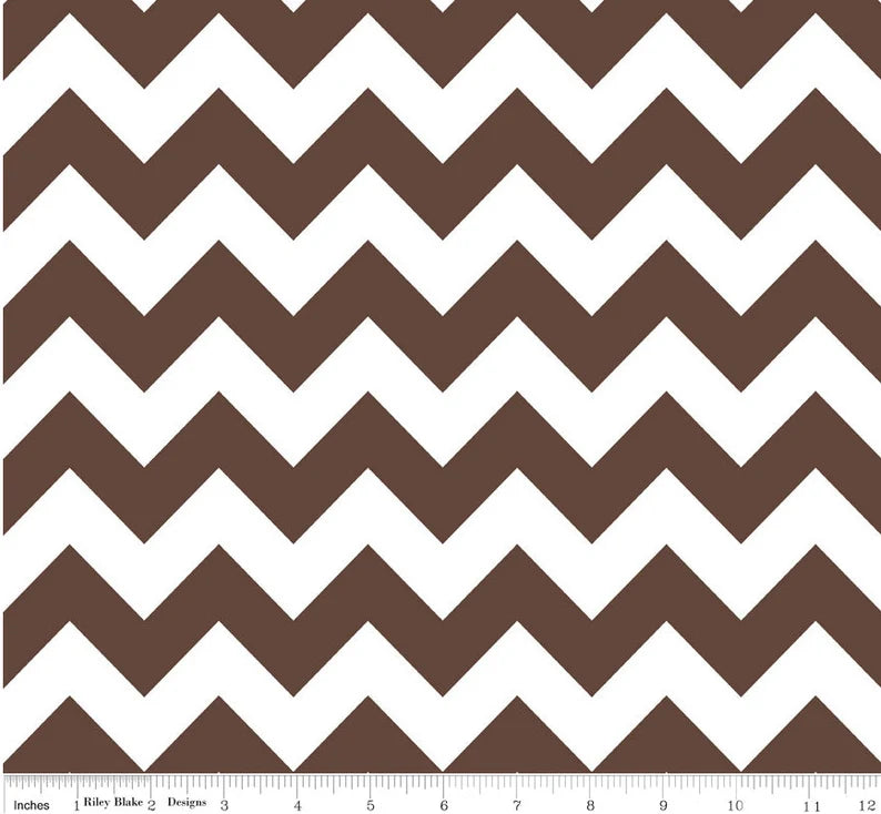Brown Chevron Fabric - Chevron Fabric