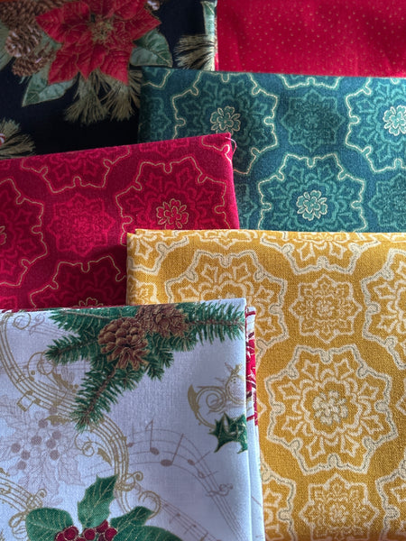 Christmas Fat quarter bundle CFQB1