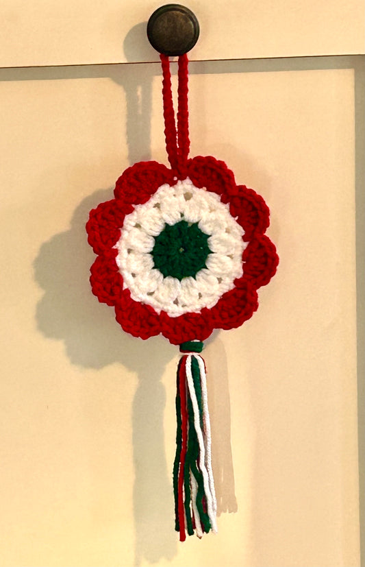 Crochet flower Wall hanging