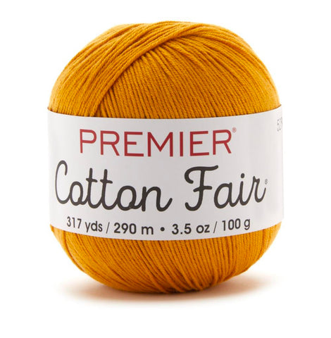 Premier Cotton Fair Yarn Goldenrod