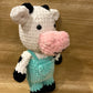 Cow plushie.