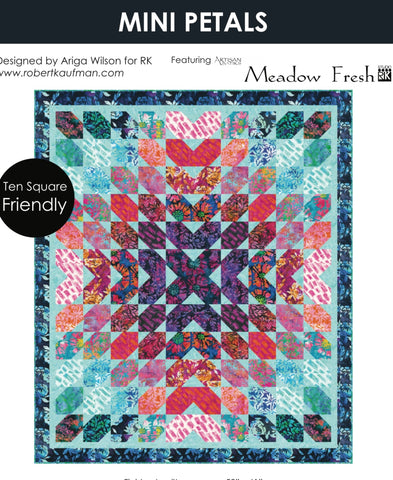 Free Quilt Pattern Mini Petals.