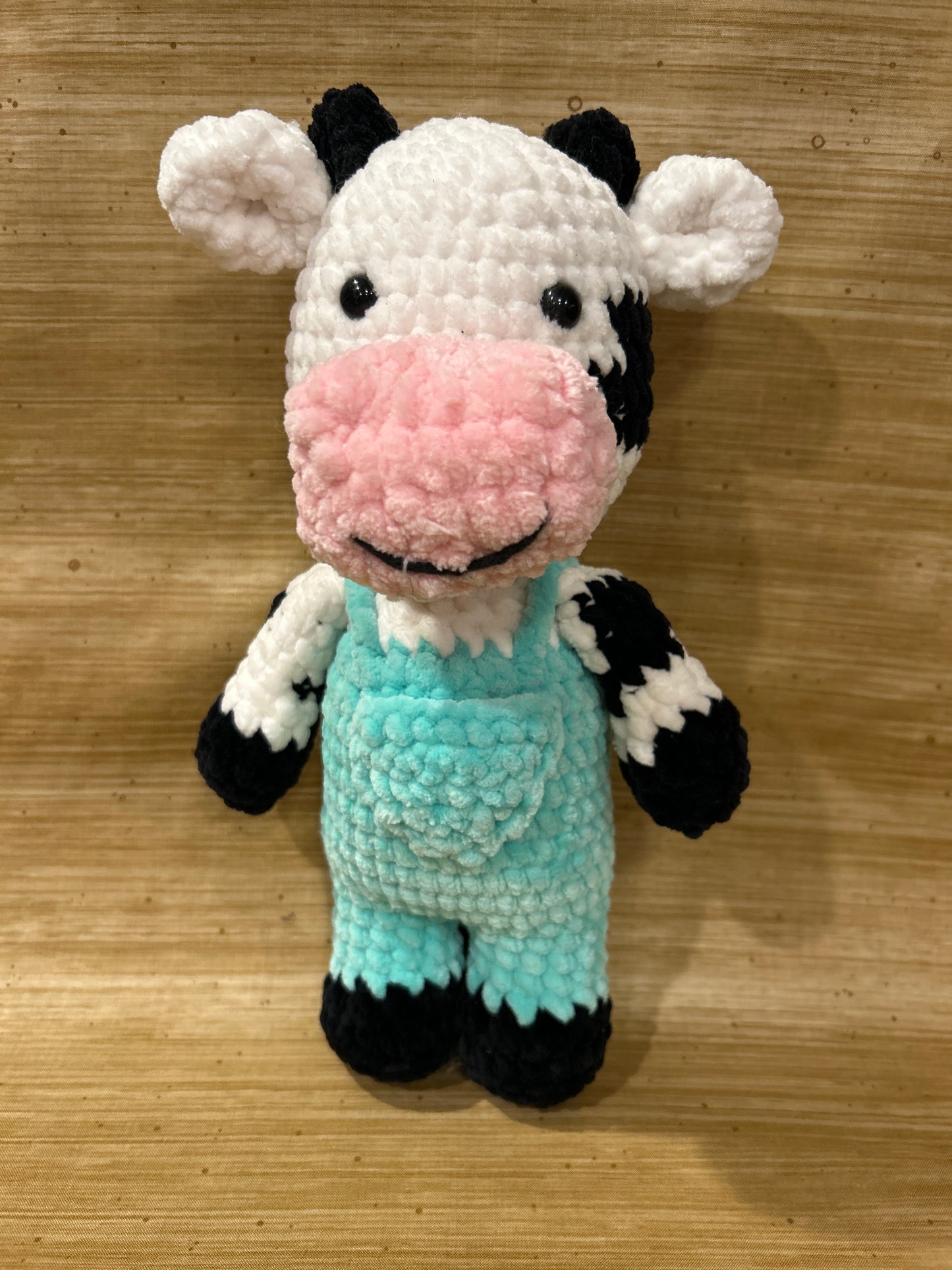 Cow plushie.