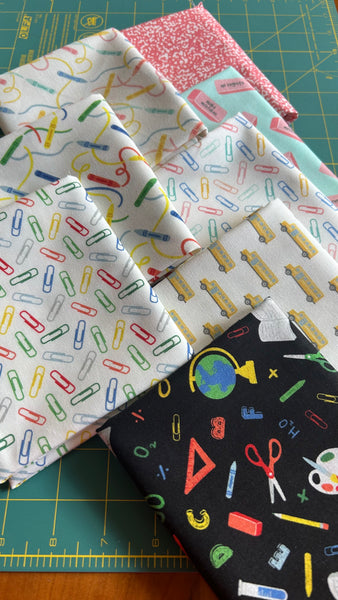 Back to School Fat quarter bundle FQ118