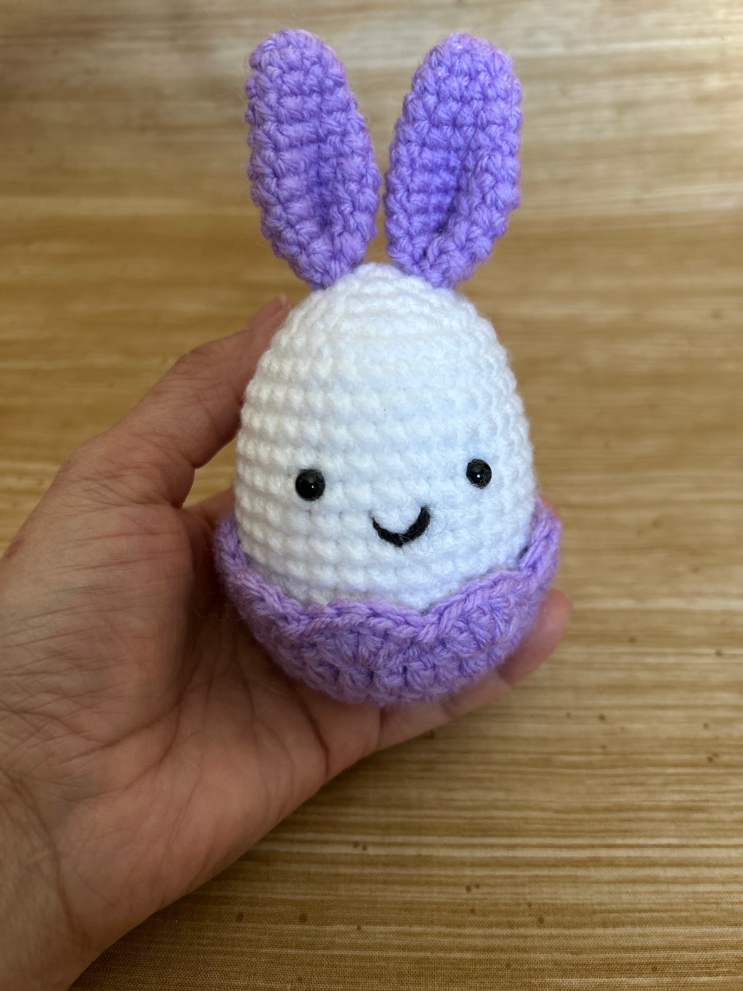 Lavender Easter Eggs - Crochet