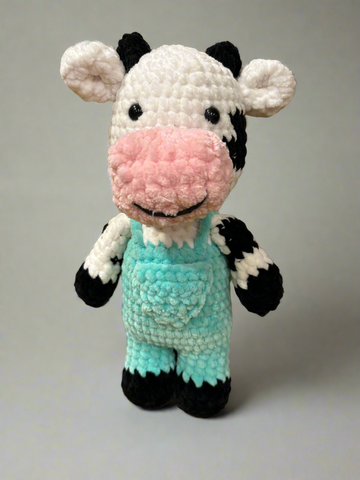 Cow plushie.