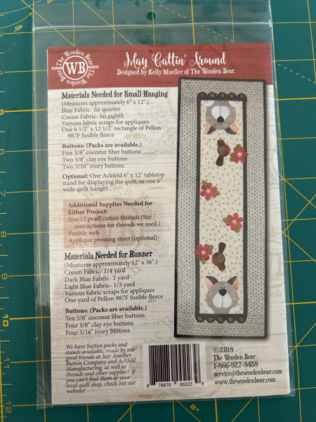 Table topper Pattern, Little quilts May Catting Around