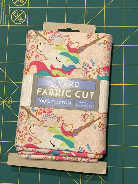 Unicorn fabric 1 yard cut