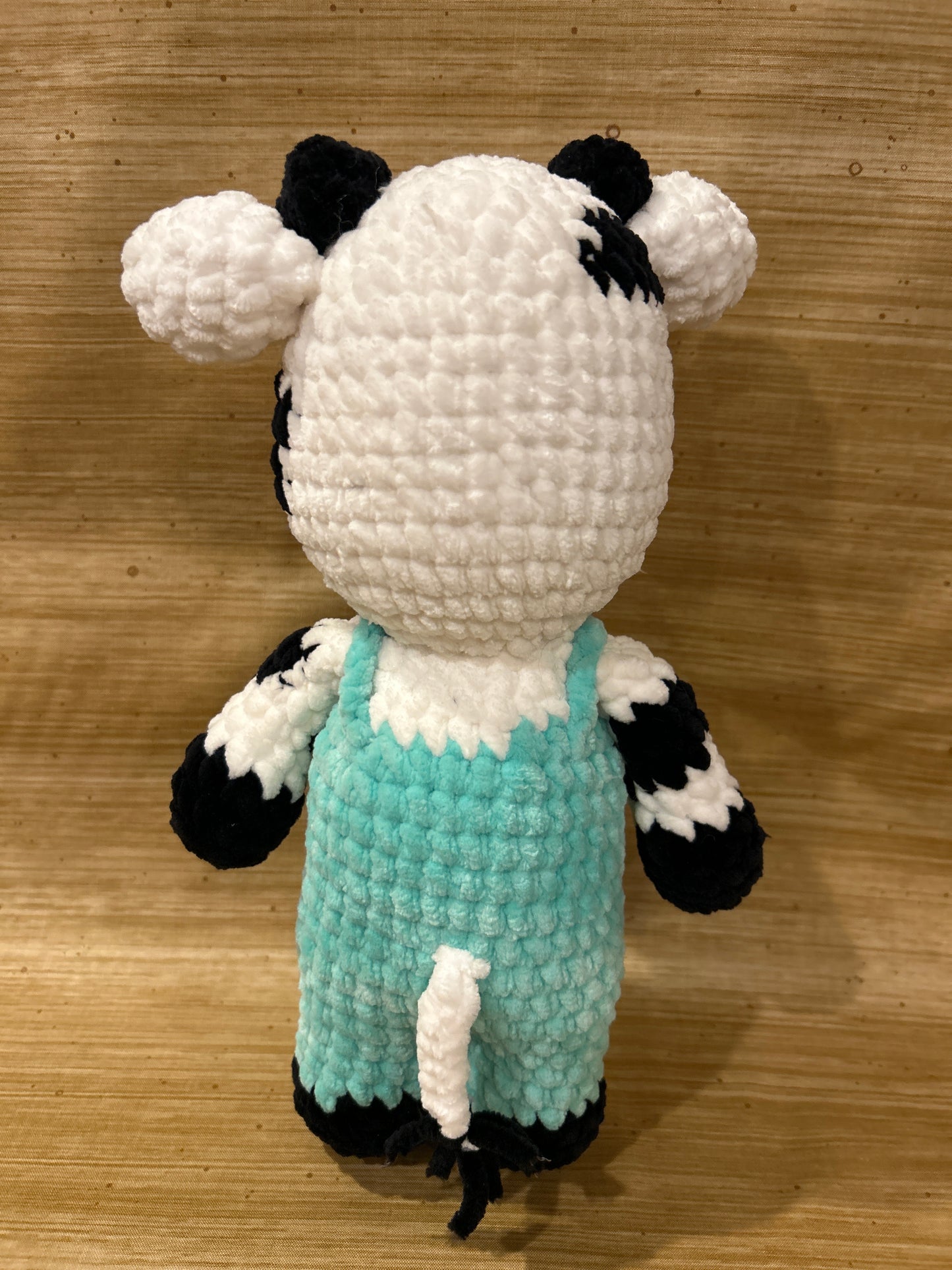 Cow plushie.