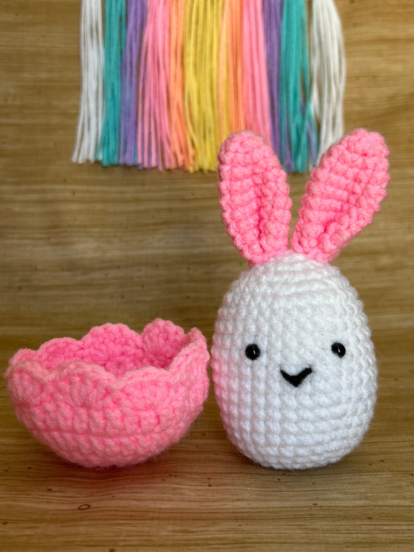 Pink Easter Eggs - Crochet