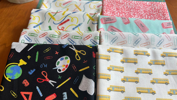 Back to School Fat quarter bundle FQ118