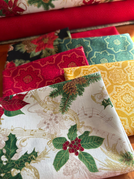 Christmas Fat quarter bundle CFQB1