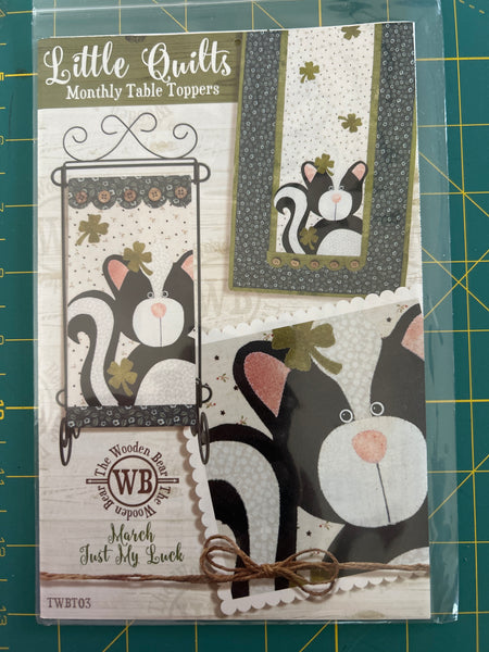 Table topper Pattern, Little quilts March Just my Lunch