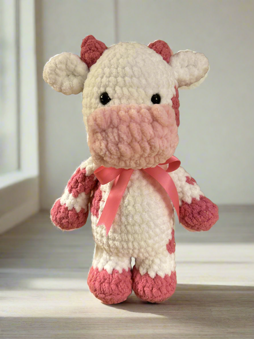 Cow plushie.