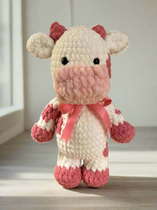 Cow plushie.