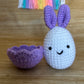 Lavender Easter Eggs - Crochet