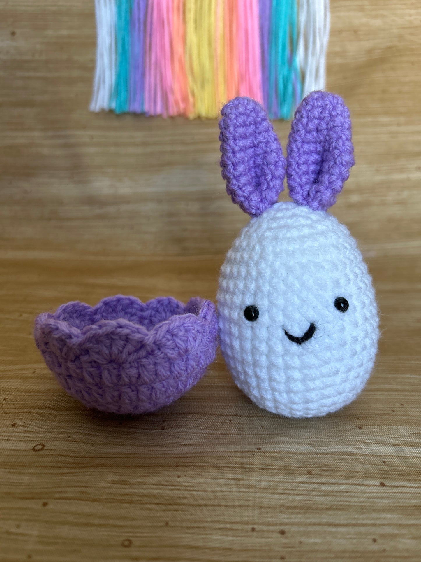 Lavender Easter Eggs - Crochet