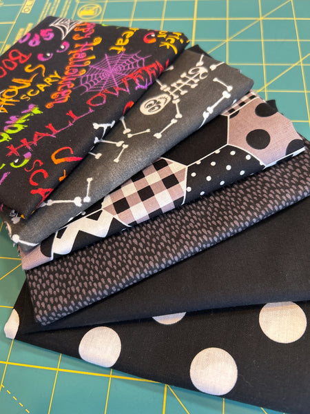 Spooky words Halloween Fat Quarter Frenzy Bundle - HFQ26