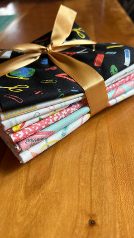 Back to School Fat quarter bundle FQ118