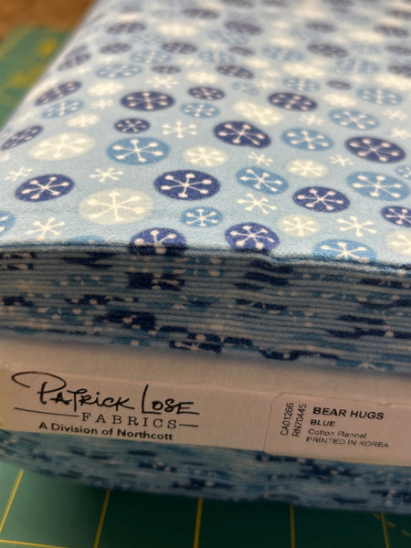 Flannel Fabric - blue flannel fabric