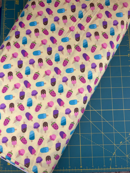 Yellow Ice Cream Fabric