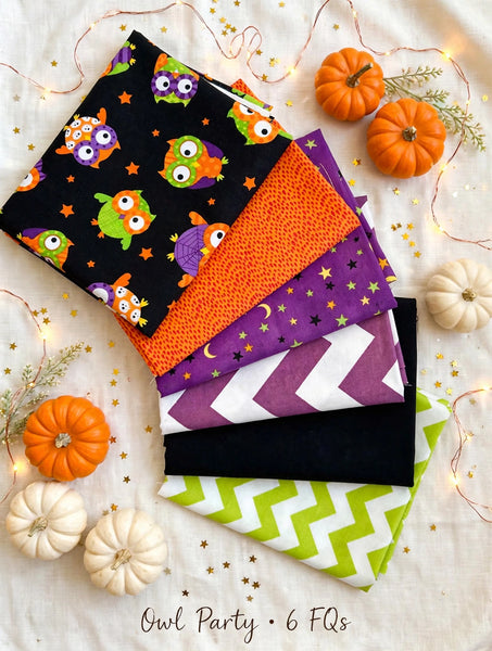 Owl party - Halloween Fat Quarter Frenzy Bundle - HFQ27
