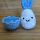 Blue Easter Eggs - Crochet