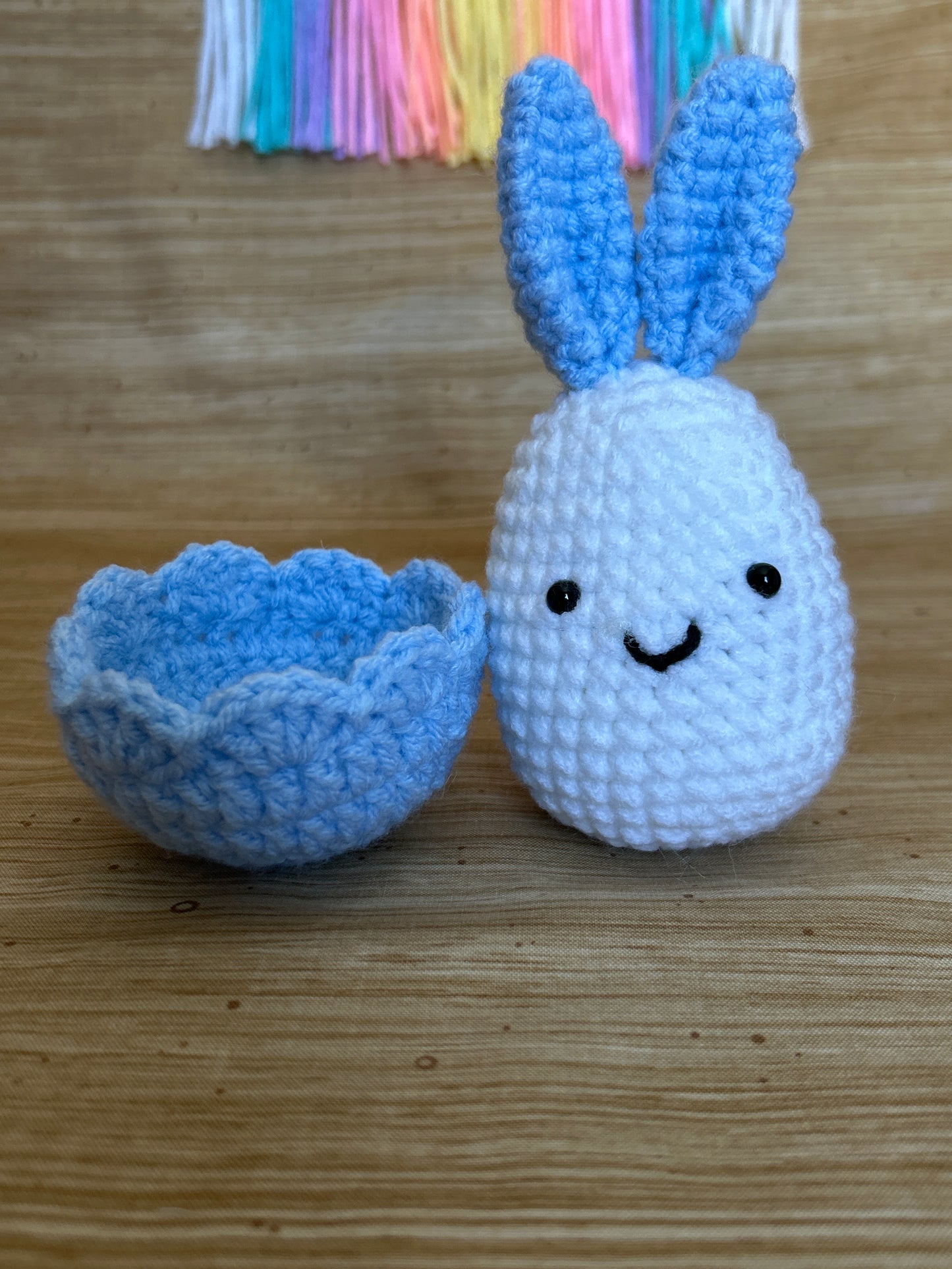 Blue Easter Eggs - Crochet