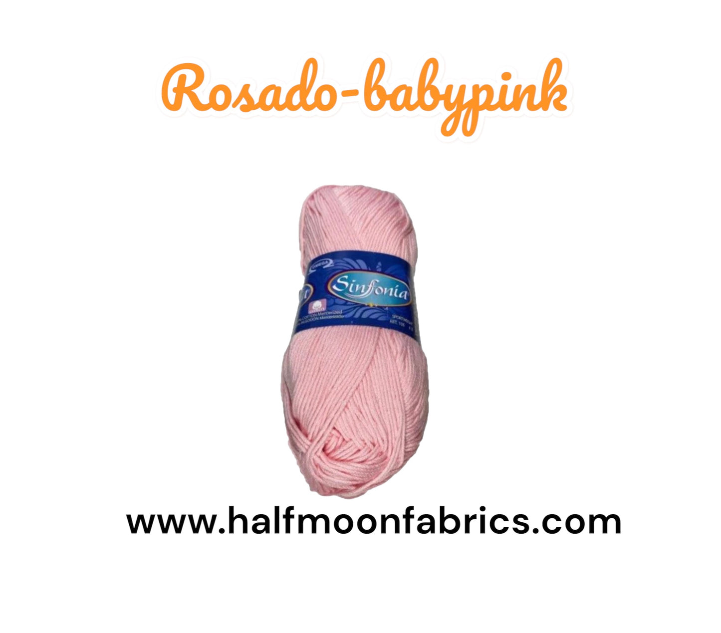 Sinfonia - Rosado - Cotton Yarn - 100% Mercerized Cotton - Amigurumi Yarn