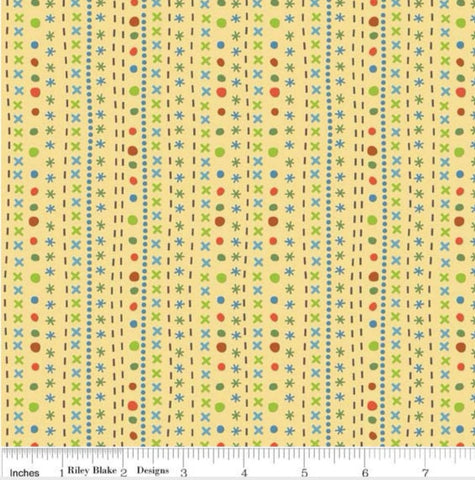 Yellow Stripe Fabric