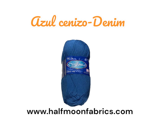 Sinfonia -  Azul Cenizo Cotton Yarn
