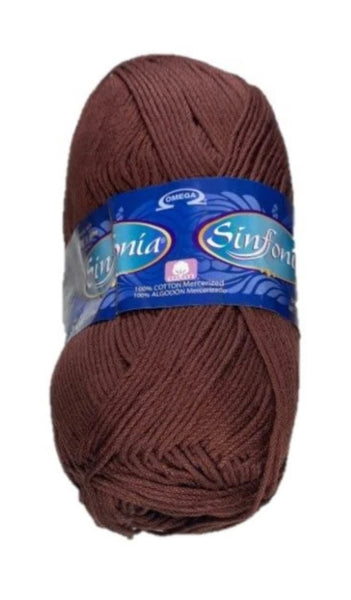 Sinfonia -  Cafe - Cotton Yarn - 100% Mercerized Cotton - Amigurumi Yarn