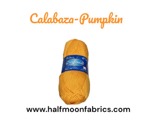 Sinfonia -  Calabaza - Cotton Yarn - 100% Mercerized Cotton - Amigurumi Yarn