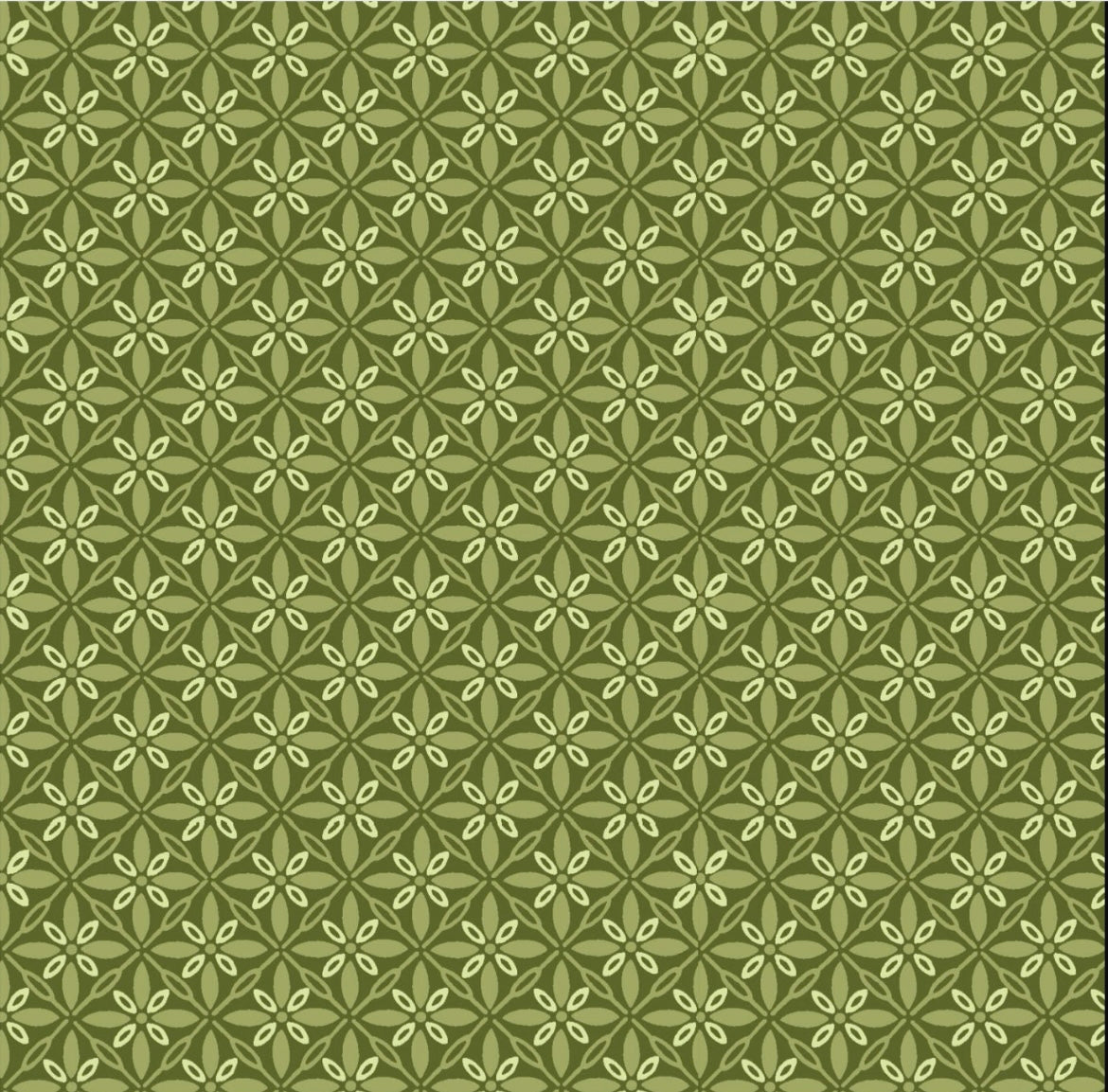 Green Tufted Fabric