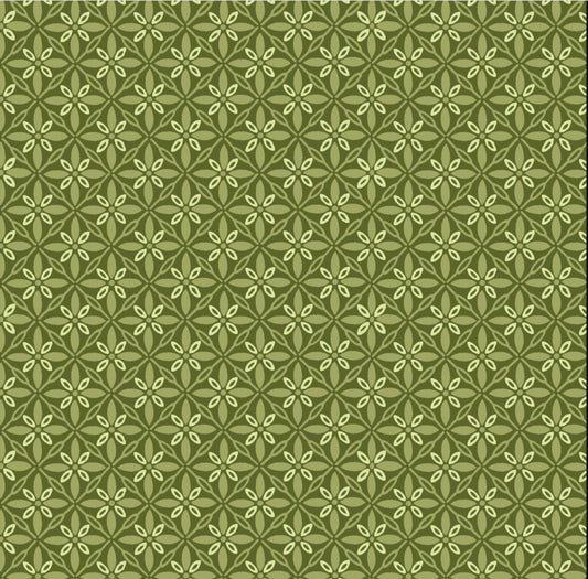 Green Tufted Fabric