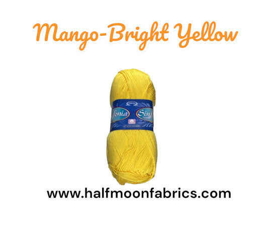 Sinfonia - Mango - Cotton Yarn - 100% Mercerized Cotton - Amigurumi Yarn