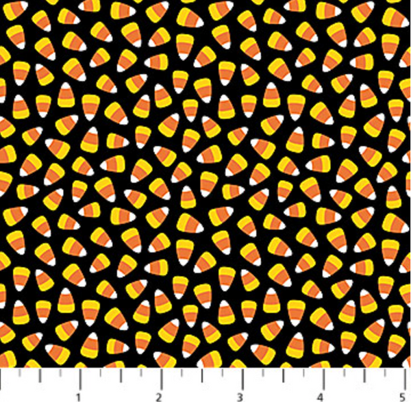 Halloween Fabric - Gnomes Night Out - Candy Corn
