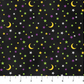 Black Halloween Fabric - Gnomes Night Out - Stars Fabric