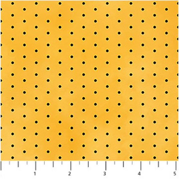 Halloween Fabric - Gnomes Night Out - Orange Dots