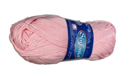 Sinfonia - Rosa Tierno - Cotton Yarn - 100% Mercerized Cotton - Amigurumi Yarn