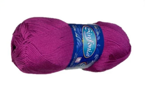 Sinfonia - Bugambilia - Cotton Yarn - 100% Mercerized Cotton - Amigurumi Yarn