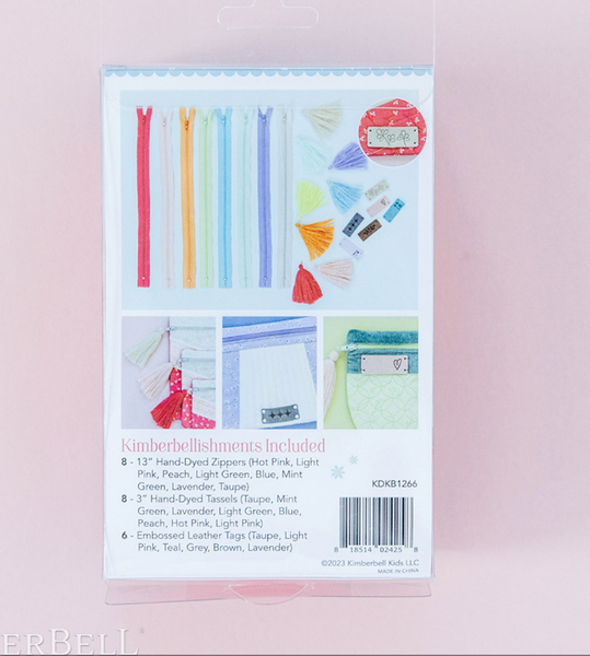 Pretty & Posh Zipper Pouches Embellishment Kit