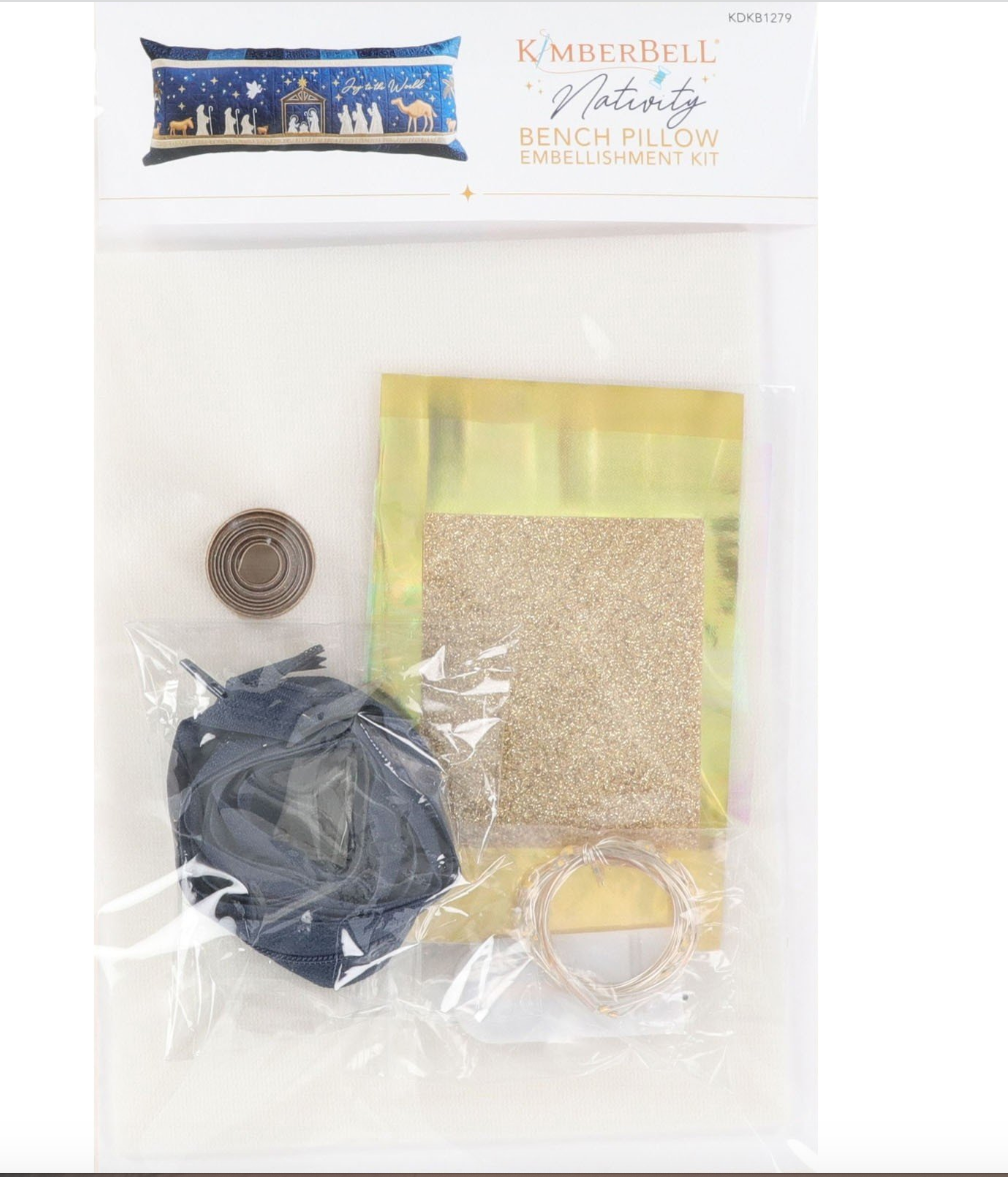 Nativity Bench Pillow Embellishment Kit