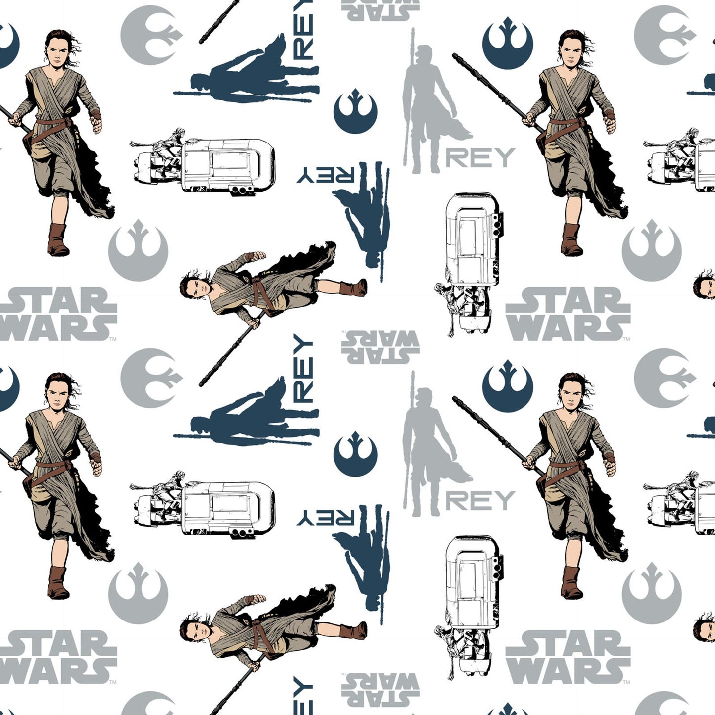 Licensed Star Wars Refresh   Rey in White