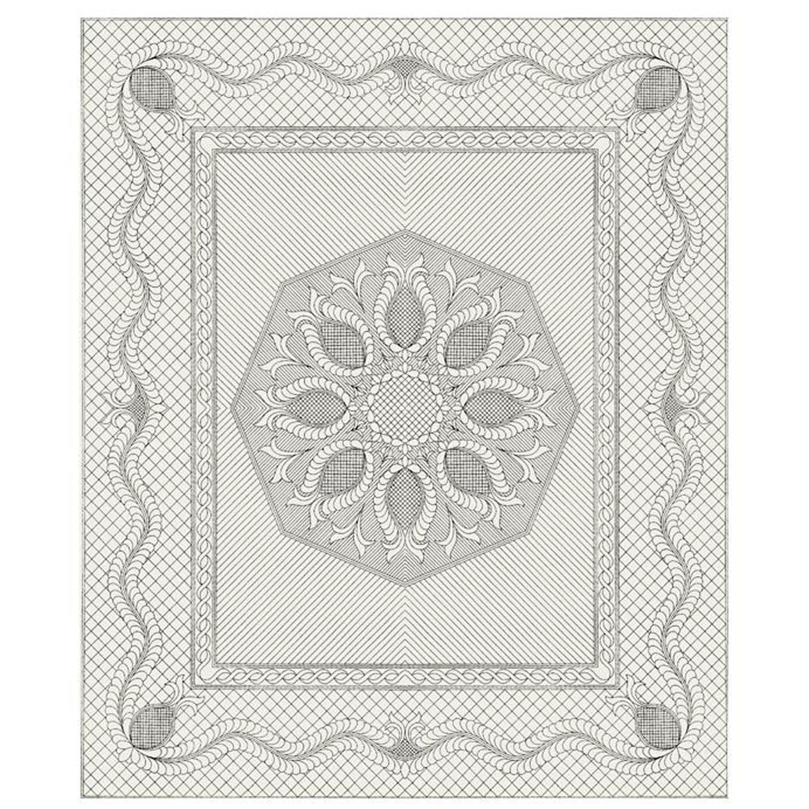 Pre-printed Whole cloth Quilt Top