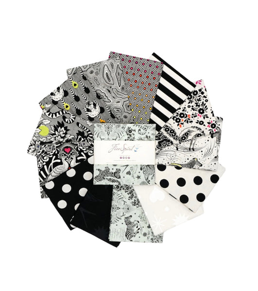 Line Work by Tula Pink 5” squares charm pack