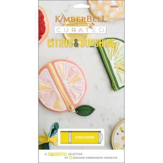 KimberBell Curated: Citrus & Sunshine Embroider USB