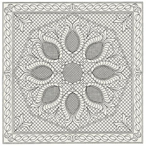 Pre-printed Whole cloth Wallhanging